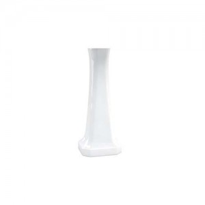 Burlington P6 Classic Full Pedestal 675 x 310mm White - (pedestal only)