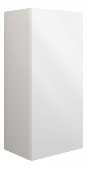 Adula Slim Base Unit 300mm (Single Door) White Gloss (Grey Cabinet) [PLUM110386]