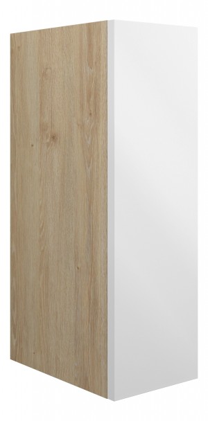 Adula Toilet Roll Unit 200mm White Gloss (Oak Cabinet) [PLUM110384]
