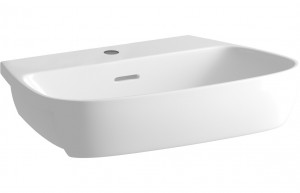 Alcamo Semi-Recessed Basin 495 x 415mm White [PLUM106132]