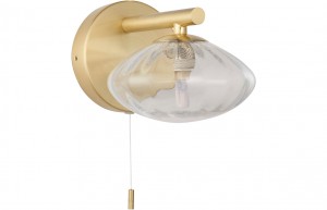 Angeo Wall Light Brushed Brass [PLUM106310]