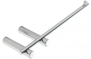 Bologna Toilet Roll Holder 190 x 70mm Chrome [PLUM101679]