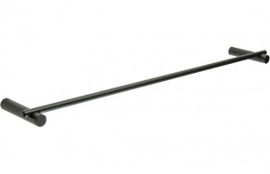 Bologna Towel Rail 450mm Matt Black [PLUM101681]
