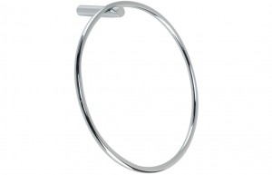 Bologna Towel Ring 200mm Chrome [PLUM101675]