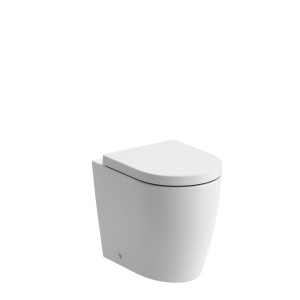 Cesena Rimless Back-To-Wall WC Pan & Soft Close Seat [PLUM1860]