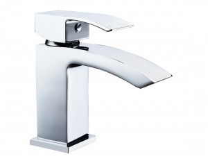 Cosenza Basin Mixer Tap with Waste Chrome [PLUM105686]