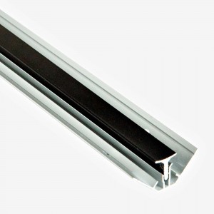 Fibo 2-Part Internal Corner Profile 2400mm Aluminium [DIWW0408]