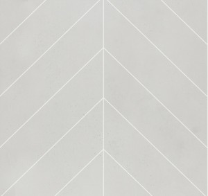 Fibo Urban Aqualock Wall Panel 2400 x 600mm (Chevron Effect 425x150mm) Grey Cement [DIWW0160]