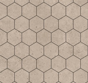 Fibo Urban Aqualock Wall Panel 2400 x 600mm (Hexagonal Effect 120x100mm) Rough Cement [DIWW0162]