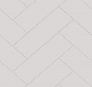 Fibo Urban Aqualock Wall Panel 2400 x 600mm (Herringbone Effect 400x100mm) White Silk [DIWW0156]