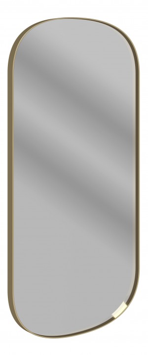Isso Oblong Mirror 800 x 400mm Brushed Bronze [PLUM106265]