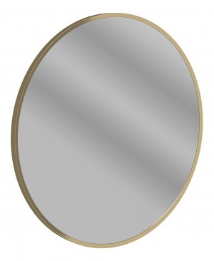 Isso Round Mirror 500mm Brushed Bronze [PLUM106259]