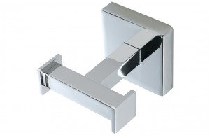 Lecce Robe Hook (Double) Chrome [PLUM101691]