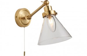 Pamido Wall Light Brushed Brass [PLUM106312]