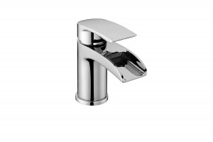 Ravena Basin Mixer Tap with Waste Chrome [PLUM105743]