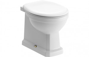 Salerno Soft Close Toilet Seat White (WC Pan NOT Included) [PLUM107425]