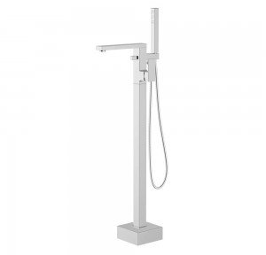 Zocca Floor Standing Bath & Shower Mixer Tap Chrome [PLUM105736]