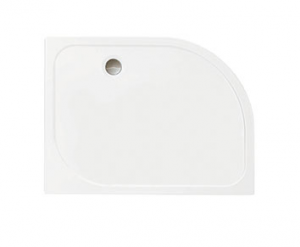 Merlyn Touchstone Left Hand Offset Quadrant Shower Tray 1000x800mm White [S108QLTO]