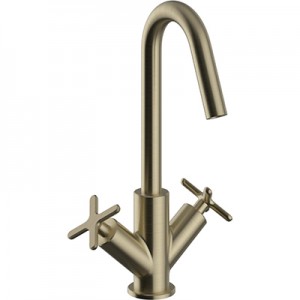 Heritage Salcombe 1 Taphole Basin Mixer - Brushed Brass [TSACBB04]