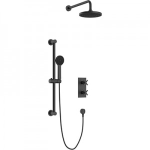 Heritage Salcombe Concealed Shower with Fixed Head and Flexible Kit