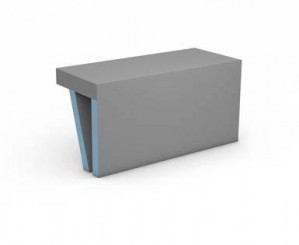 Wedi 076447020 Sanoasa Straight Bench1 900x380x454mm (Straight Bench Only)