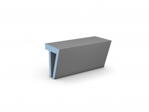 Wedi 076447022 Sanoasa Angled Bench2 900x380x454mm (Angled Bench Only)