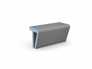 Wedi 076447024 Sanoasa Rounded Bench3 900x380x454mm (Rounded Bench Only)