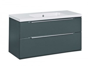 Roper Rhodes Scheme 1000 Wall Hung Vanity Unit - Juniper Green [SCH1000D.JNP] [BASIN NOT INCLUDED]