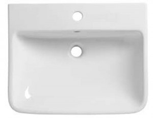 Tavistock SCSB453S Structure 550mm Basin - 1 tap hole - White