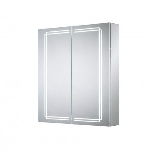 Sensio SE31394C0 Harlow Illuminated Double Door Mirror Cabinet 600x700mm