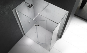 MERLYN Series 10 Wetroom - Showerwall T Bracket (Connect 2 Stabilising Bars)