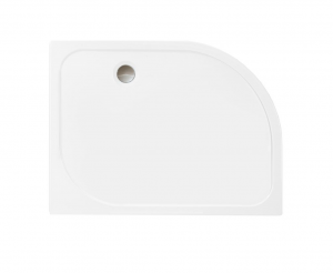 Merlyn Touchstone Left Hand Anti-Slip Offset Quadrant Shower Tray 1000x800mm White [S108QLASTO]