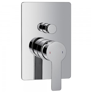 Flova SRSHVODIV Spring Concealed 2-Outlet Manual Shower Mixer Chrome