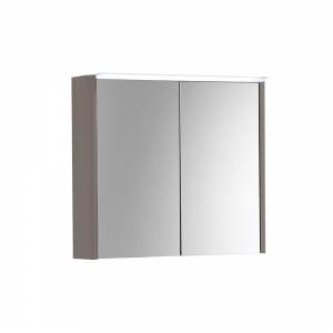 Imex Ceramics SU60TDMCMA Suburb Two Door Mirror Cabinet Light & Socket 600mm Matt Ash