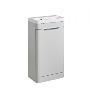 Roper Rhodes System 450 Cloakroom Vanity Unit - Gloss Light Grey [SYS4F.LG] [BASIN NOT INCLUDED]