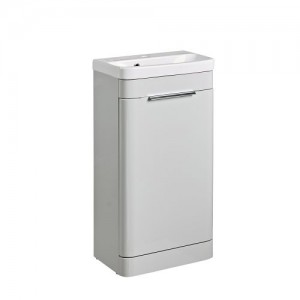 Roper Rhodes System 450 Cloakroom Vanity Unit - Gloss Light Grey [SYS4F.LG] [BASIN NOT INCLUDED]