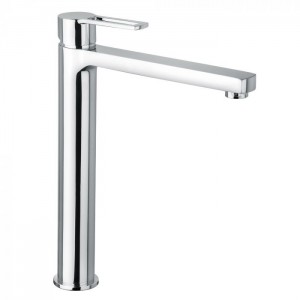 Tissino Bavera Tall Monobloc Basin Tap with Long Projection Spout Chrome [TBV-102-CP]