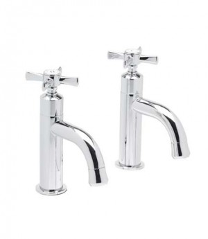 Tavistock TCM70 Cheltenham Basin Pillar Taps - Chrome