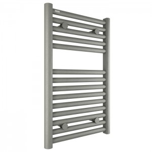 Tissino Hugo2 Towel Radiator (for Central Heating) 652 x 400mm Lusso Grey [THU-101-LG]