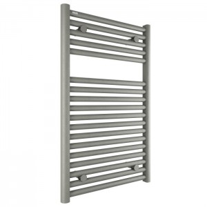 Tissino Hugo2 Towel Radiator (for Central Heating) 812 x 500mm Lusso Grey [THU-102-LG]