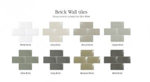 Utopia Brick Wall Tiles - Taupe - Pk 1.0m2 [T0800033]