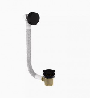 Tissino Alek Bath Filler with Click Waste & Overflow Matt Black [TAL-102-MN]