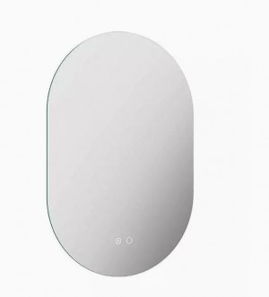 Tissino Cedro Backlit Capsule Mirror with De-mister 750 x 500mm [TCE-350]