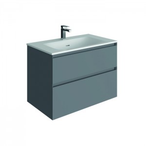 Tissino Mozzano Basin Unit 600mm Matt Grey (Basin NOT Included) [TMZ-101-MG]