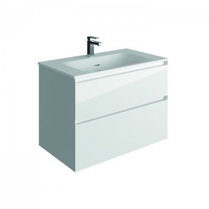 Tissino Mozzano Basin Unit 600mm Gloss White (Basin NOT Included) [TMZ-101-WH]