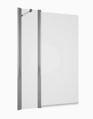 Tissino Messina Double Panel Bath Screen (Rectangular) Chrome [TSI-102-CP]