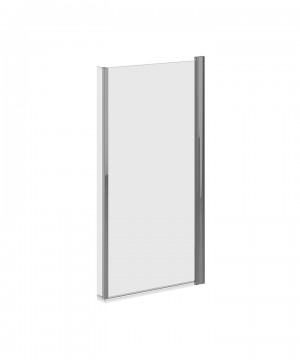 Tissino Messina Pivoting Shower Bath Screen (Right Hand) Chrome [TSI-108-RH-CP]