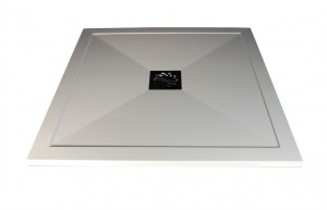 25mm Ultra-Slim 800mm x 800mm Square Tray & Waste [PLUM3838]