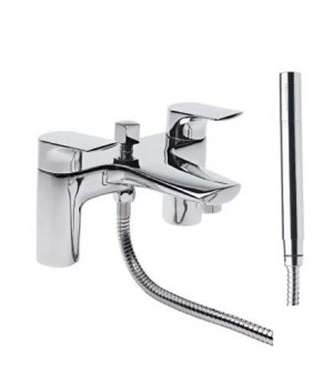 Tavistock TSE42 Strike Bath Shower Mixer with hose and handset - Chrome