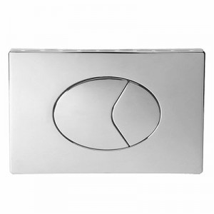 Twyford BJCF9022CP Air Dual Flushplate Large 150 x 230mm Chrome Plated